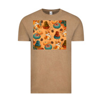 Vintage Coffee Fall Pumpkins Autumn Coffee Vintage Tee - texasbilliewilder