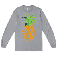 Heather Grey vintage psych pineapple of gus c'mon son! crazy lover gift t shirt Long Sleeve Tee - lanVoArt