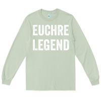 Matcha Euchre Legend Best Euchre Card Board Game Player Gift Long Sleeve Tee - lanVoArt