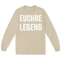 Mushroom Euchre Legend Best Euchre Card Board Game Player Gift Long Sleeve Tee - lanVoArt