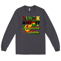 Smoke black history is american history Long Sleeve Tee - CowGirlArtShop