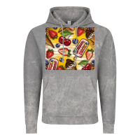 Cloud Rock summer ice cream with fruits Vintage Hoodie - TumblerDesignByShophia
