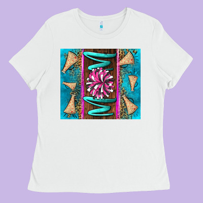 Cheer Mom Ladies Tee Designed By Lillyallendesigns