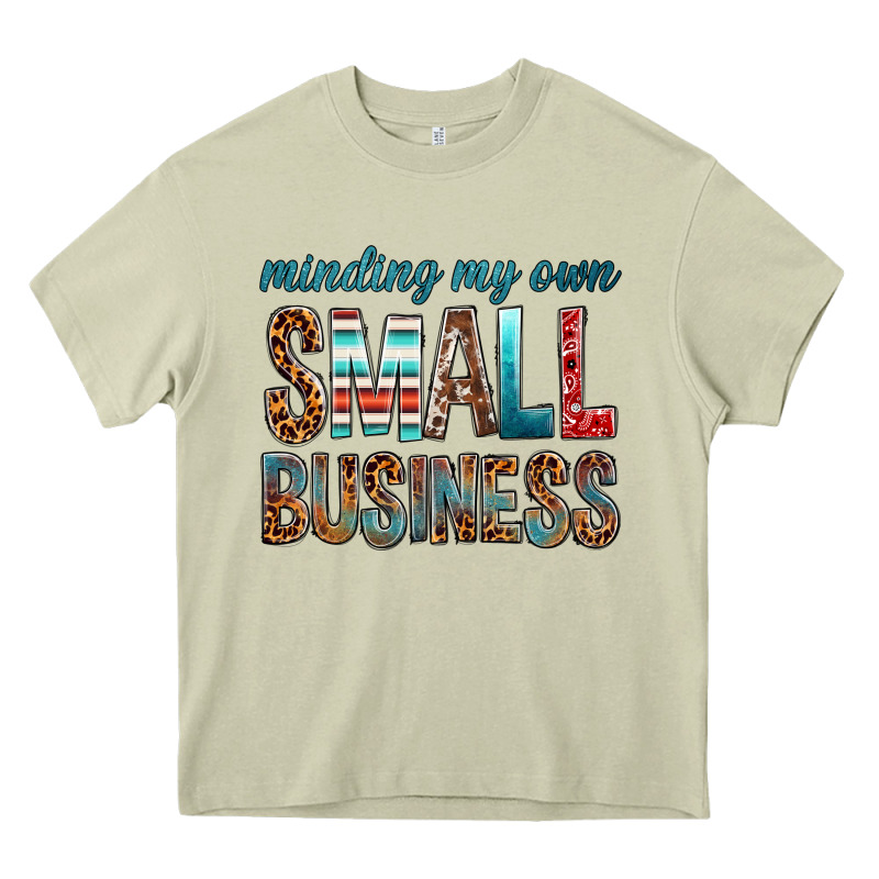 Minding My Own Small Business Bbs Heavy Core Tee by BundleAndBundleShop | Teevron