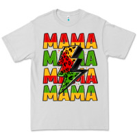 Dove Grey mama lightning bolt juneteenth Premium Tee - LillyAllenDesigns