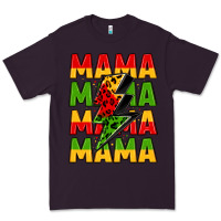 Plum mama lightning bolt juneteenth Premium Tee - LillyAllenDesigns