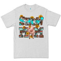 Dove Grey show mom pig Premium Tee - RanaPortraitStore