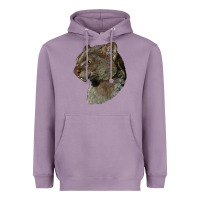 Lavender Jaguarundi Head Heavyweight Hoodie - LillyAllenDesigns