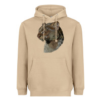 Mushroom Jaguarundi Head Heavyweight Hoodie - LillyAllenDesigns