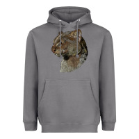 Storm Jaguarundi Head Heavyweight Hoodie - LillyAllenDesigns