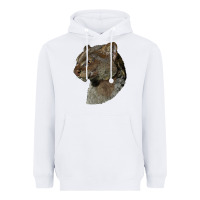 White Jaguarundi Head Heavyweight Hoodie - LillyAllenDesigns