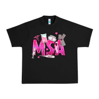 Black breast cancer msa medical support assistant Urban Heavy Tee - texasbilliewilder