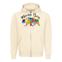Sandshell mama bear Zipper Hoodie - CowhideDigitalArt