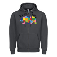 Smoke mama bear Zipper Hoodie - CowhideDigitalArt