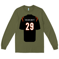 Army Green cam taylor britt jersey Long Sleeve Tee - lanVoArt