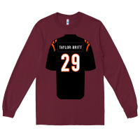 Burgundy cam taylor britt jersey Long Sleeve Tee - lanVoArt