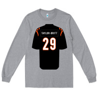Heather Grey cam taylor britt jersey Long Sleeve Tee - lanVoArt