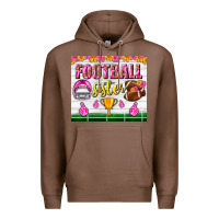 Chestnut football sister tumbler Premium Hoodie - BundleAndBundleShop