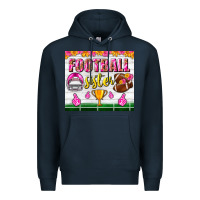 Navy football sister tumbler Premium Hoodie - BundleAndBundleShop