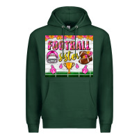 Sports Green football sister tumbler Premium Hoodie - BundleAndBundleShop