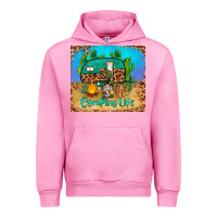 Fuchsia Pink camping life tumbler Urban Hoodie - BarkalooDesign