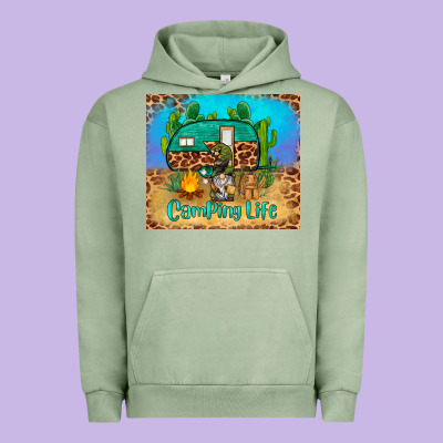 Camping Life Tumbler Urban Hoodie Designed By Barkaloodesign