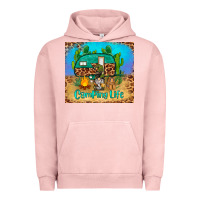 Pigment Salmon camping life tumbler Urban Hoodie - BarkalooDesign