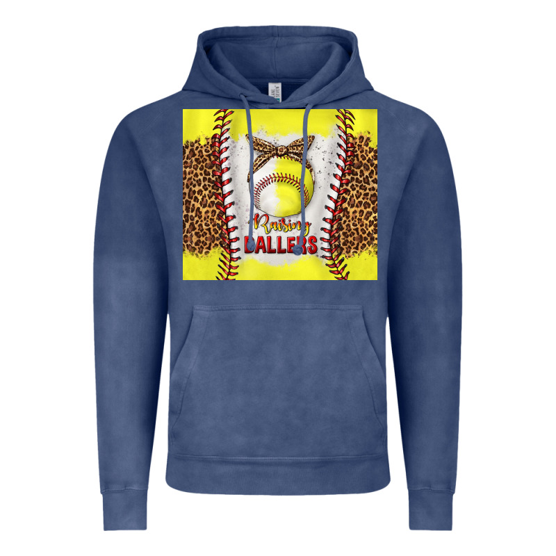 Raising Ballers With Baseball And Softball Leopard Tumbler Tbs Vintage Hoodie by TumblerDesignByShophia | Teevron
