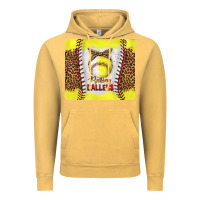 Vintage Mustard raising ballers with baseball and softball leopard tumbler tbs Vintage Hoodie - TumblerDesignByShophia