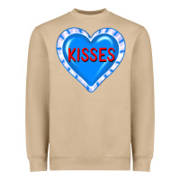 Mushroom valentine's day hearts Heavyweight Sweatshirt - FaDigitalArtStudio