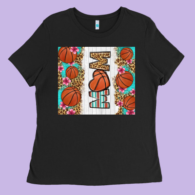 Basketball Mom Ladies Tee Designed By Lillyallendesigns