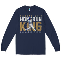 Navy salvador pérez home run king Long Sleeve Tee - lanVoArt