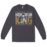 Smoke salvador pérez home run king Long Sleeve Tee - lanVoArt