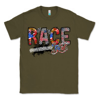 Army Green race girl Classic Tee - RacoonDesign