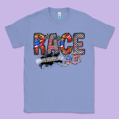 Race Girl Classic Tee Designed By Racoondesign
