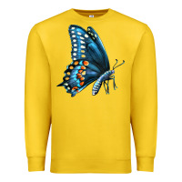 Lemon Black Shallowtail Premium Sweatshirt - LillyAllenDesigns