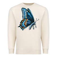 Sandshell Black Shallowtail Premium Sweatshirt - LillyAllenDesigns