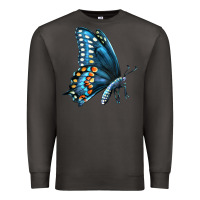 Smoke Black Shallowtail Premium Sweatshirt - LillyAllenDesigns