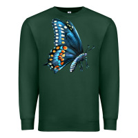 Sports Green Black Shallowtail Premium Sweatshirt - LillyAllenDesigns