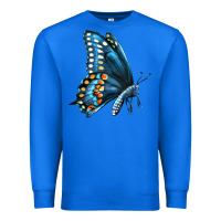 True Royal Black Shallowtail Premium Sweatshirt - LillyAllenDesigns