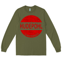 Army Green vintage hudepohl beer Long Sleeve Tee - lanVoArt