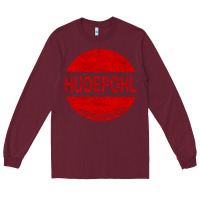 Burgundy vintage hudepohl beer Long Sleeve Tee - lanVoArt