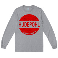 Heather Grey vintage hudepohl beer Long Sleeve Tee - lanVoArt