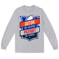 Moon Dust retro gator on saturday patriot on sunday gainesville gift Long Sleeve Tee - lanVoArt