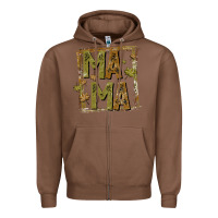 Chestnut mama fall Zipper Hoodie - CowhideDigitalArt