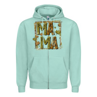 Seafoam mama fall Zipper Hoodie - CowhideDigitalArt