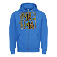 True Royal mama fall Zipper Hoodie - CowhideDigitalArt