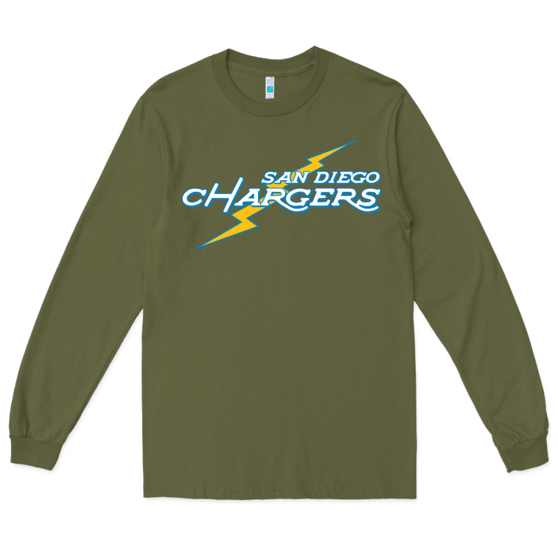 Vintage Styled San Diego Chargers Long Sleeve Tee by lanVoArt | Teevron