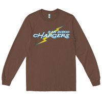 Chestnut vintage styled san diego chargers Long Sleeve Tee - lanVoArt