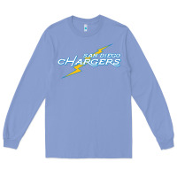 Colony Blue vintage styled san diego chargers Long Sleeve Tee - lanVoArt